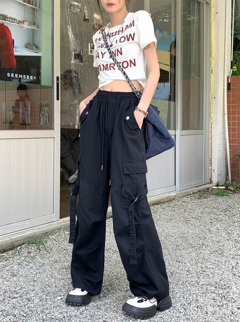 Erika Women High Waist Streetwear Cargo Pants