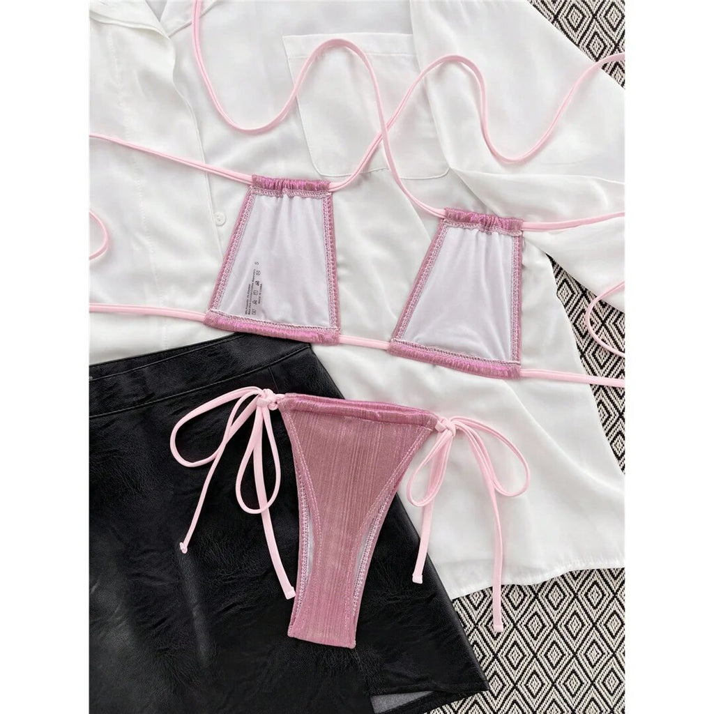 Ruth Halter Mini Micro Thong Bikini