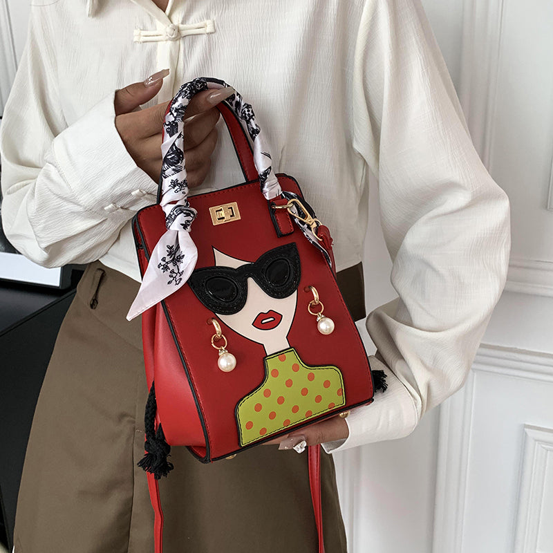 Lucy Woman Glasses Handbag