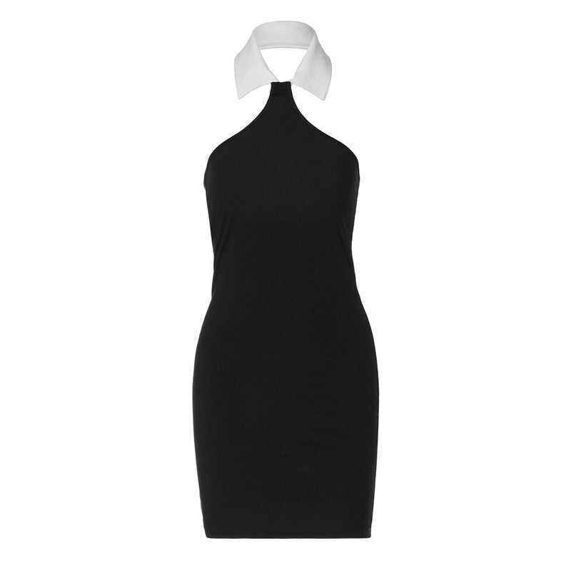 Faith Halter Sleeveless Sexy Mini Dress