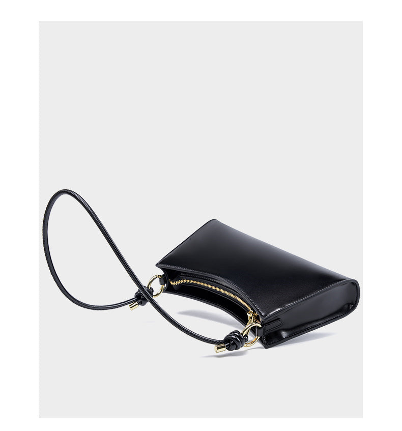 Hannah  Woman Cowhide Genuine Leather Underarm Shoulder Bag