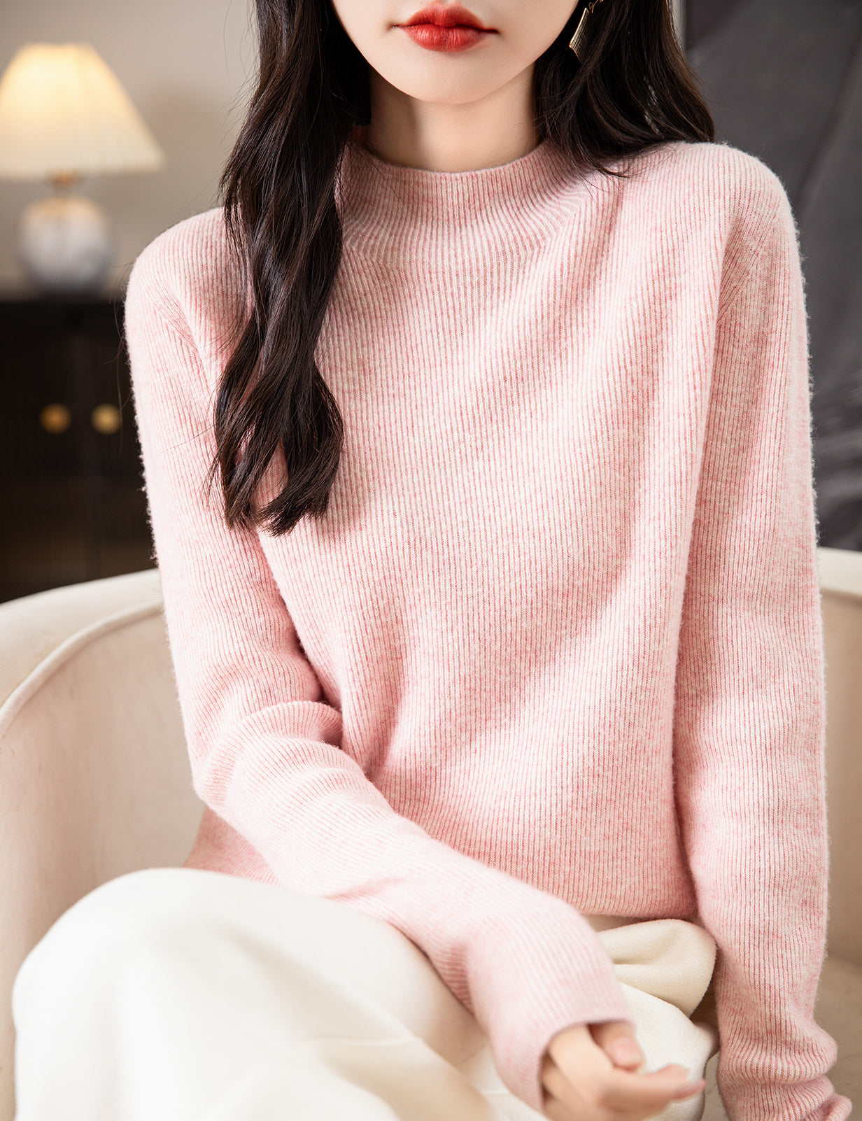 Ruby Woman Long Sleeve Knitted Sweater