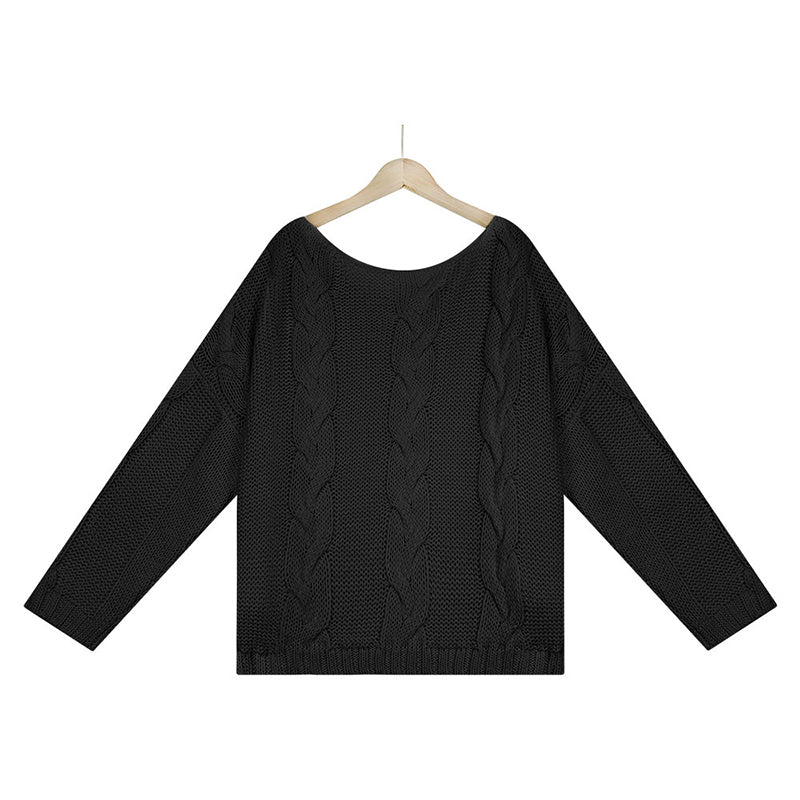 Grace Oversize Twist Bohemian Women Sweater