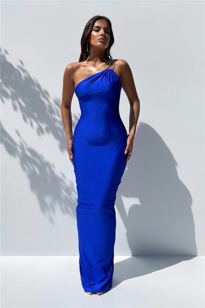 Jessica One Shoulder Backless Sexy Maxi Dress