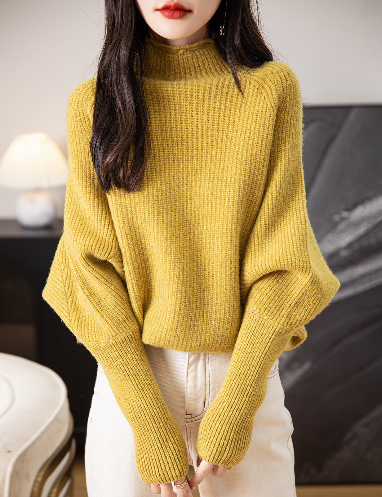 Jasmine Woman Turtleneck Sweater