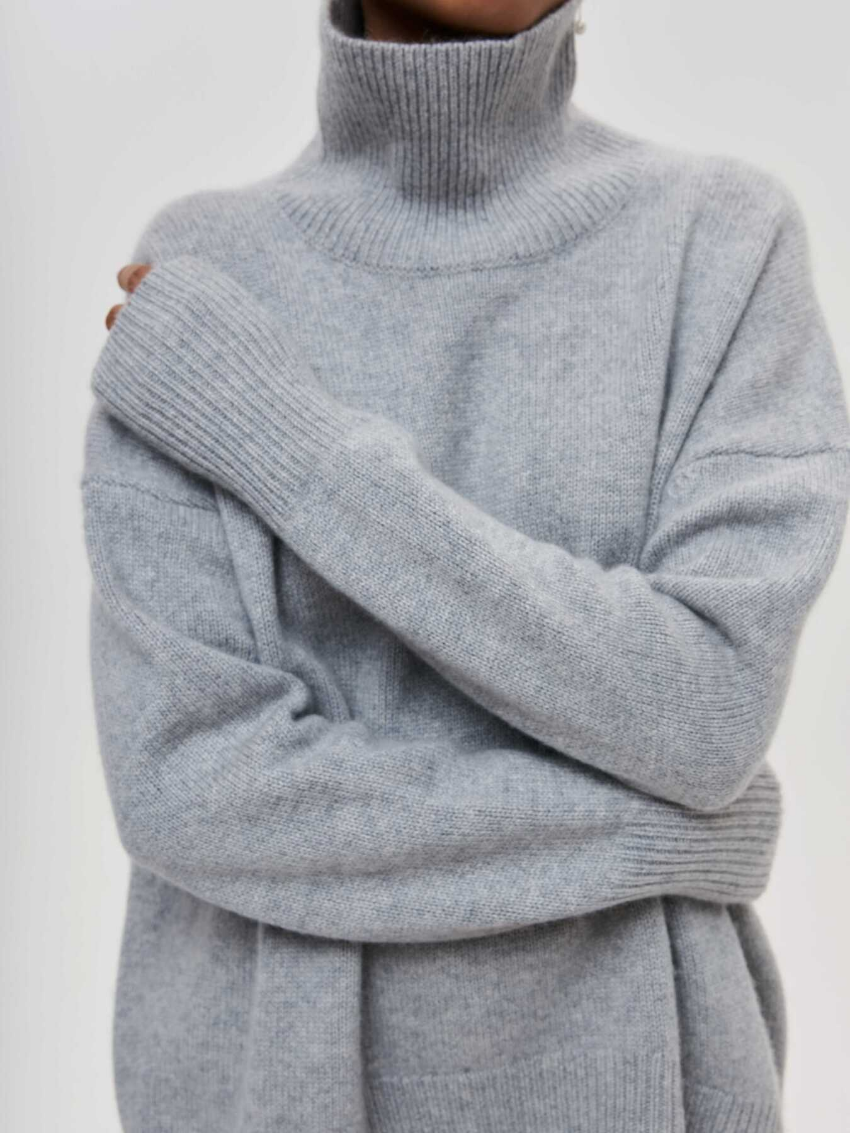Leah Turtleneck Oversized Casual Women Sweater