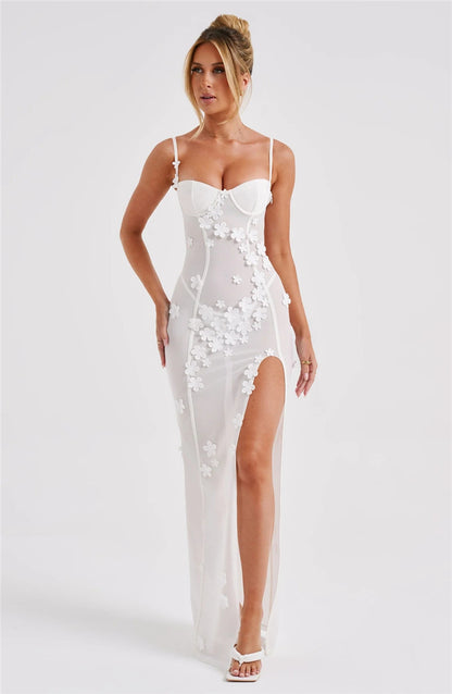 Dorothy Sheer Mesh Sexy Maxi Dress