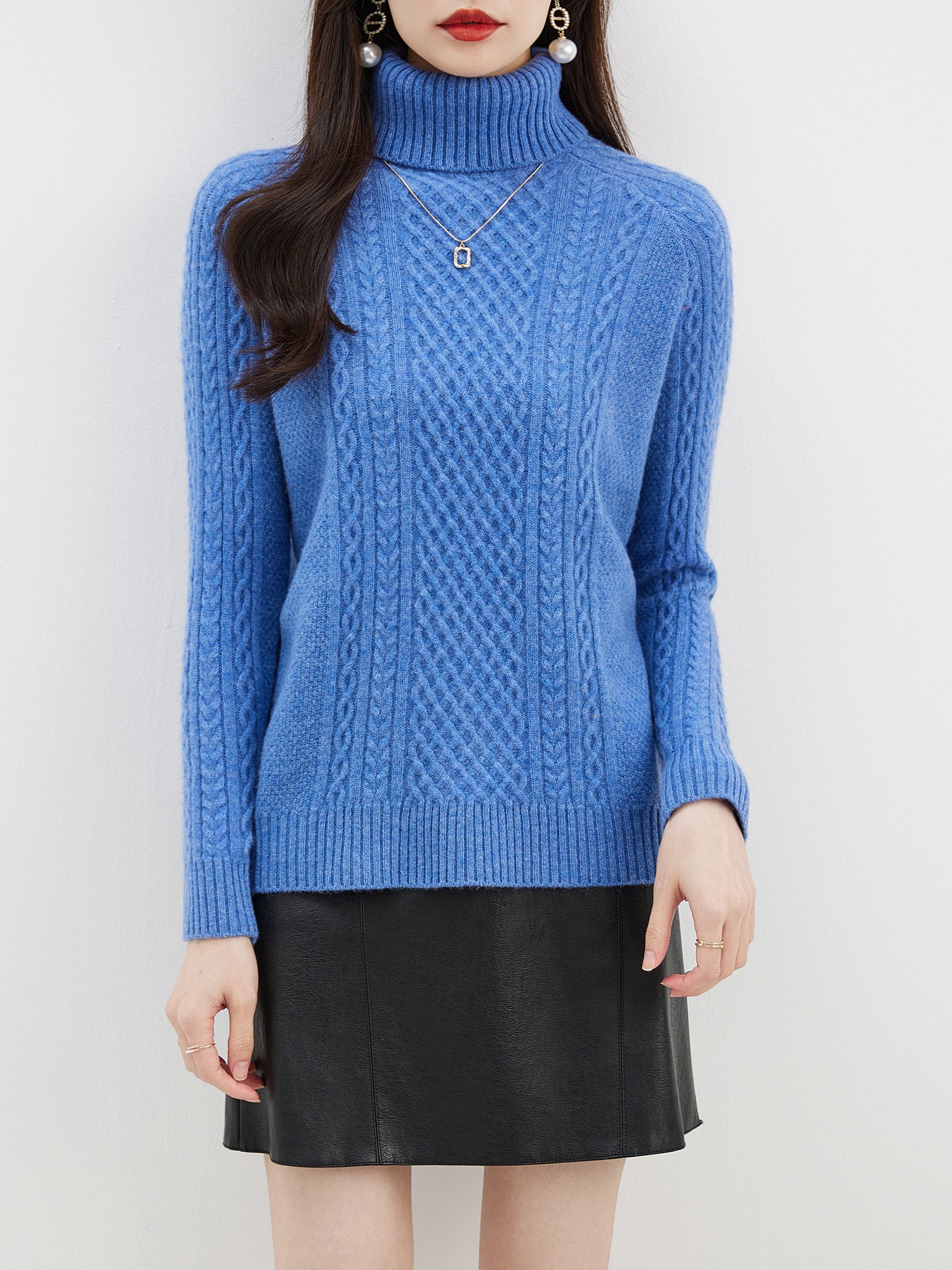 Tanya Woman Turtleneck Sweater