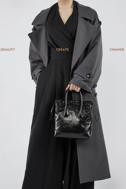 Margaret Genuine Leather Hobo Small Tote Handbag