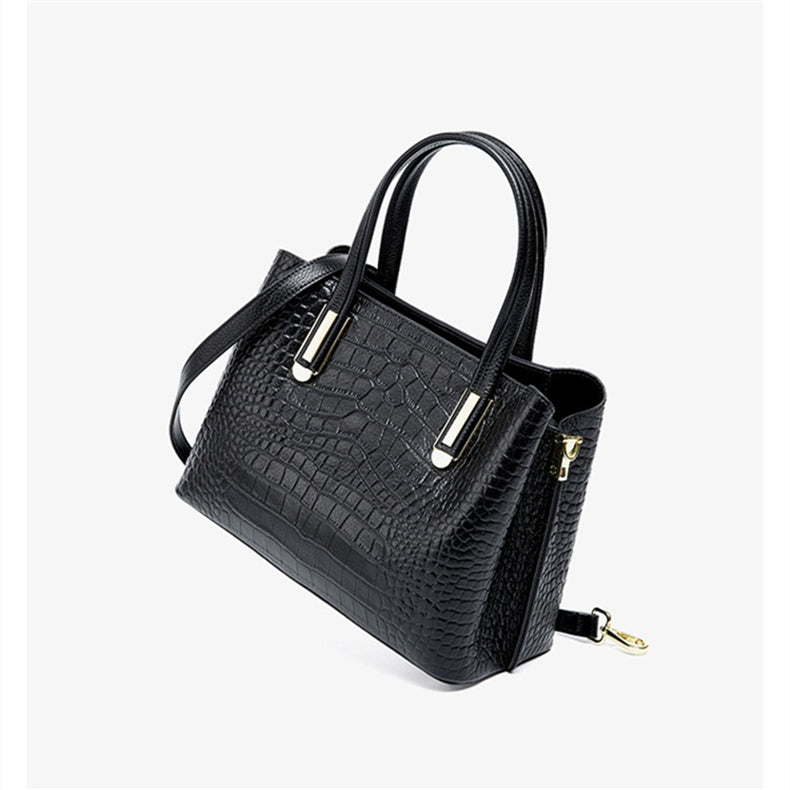 Erika Woman Leather Tote Handbag