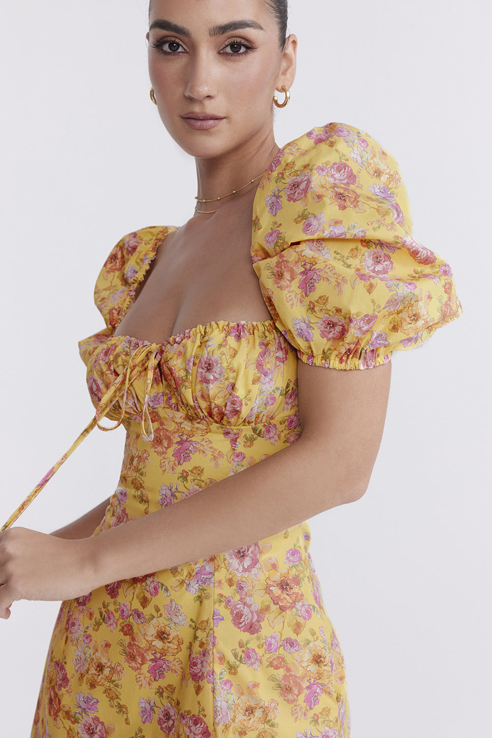 Kate Puff Sleeve Loose Maxi Dress