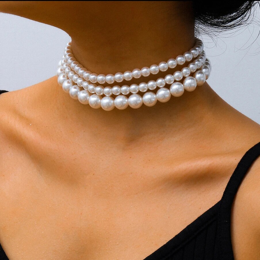 Esther Multilayer Pearl Necklace
