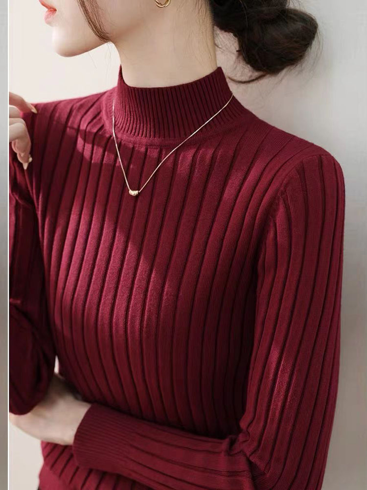 Rose Vintage Loose Long Sleeve Women Sweater