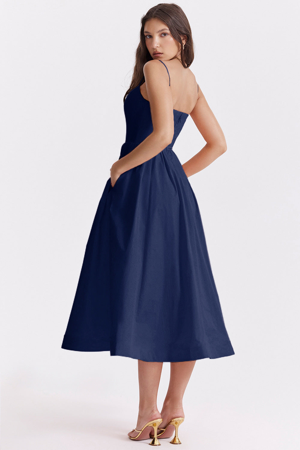 Joan A-line Loose Midi Dress