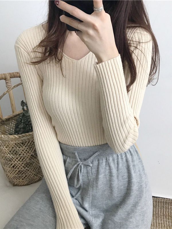 Faith V Neck Woman Sweater