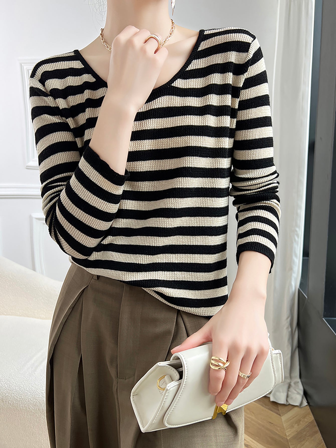 Katie Woman O Neck Sweater