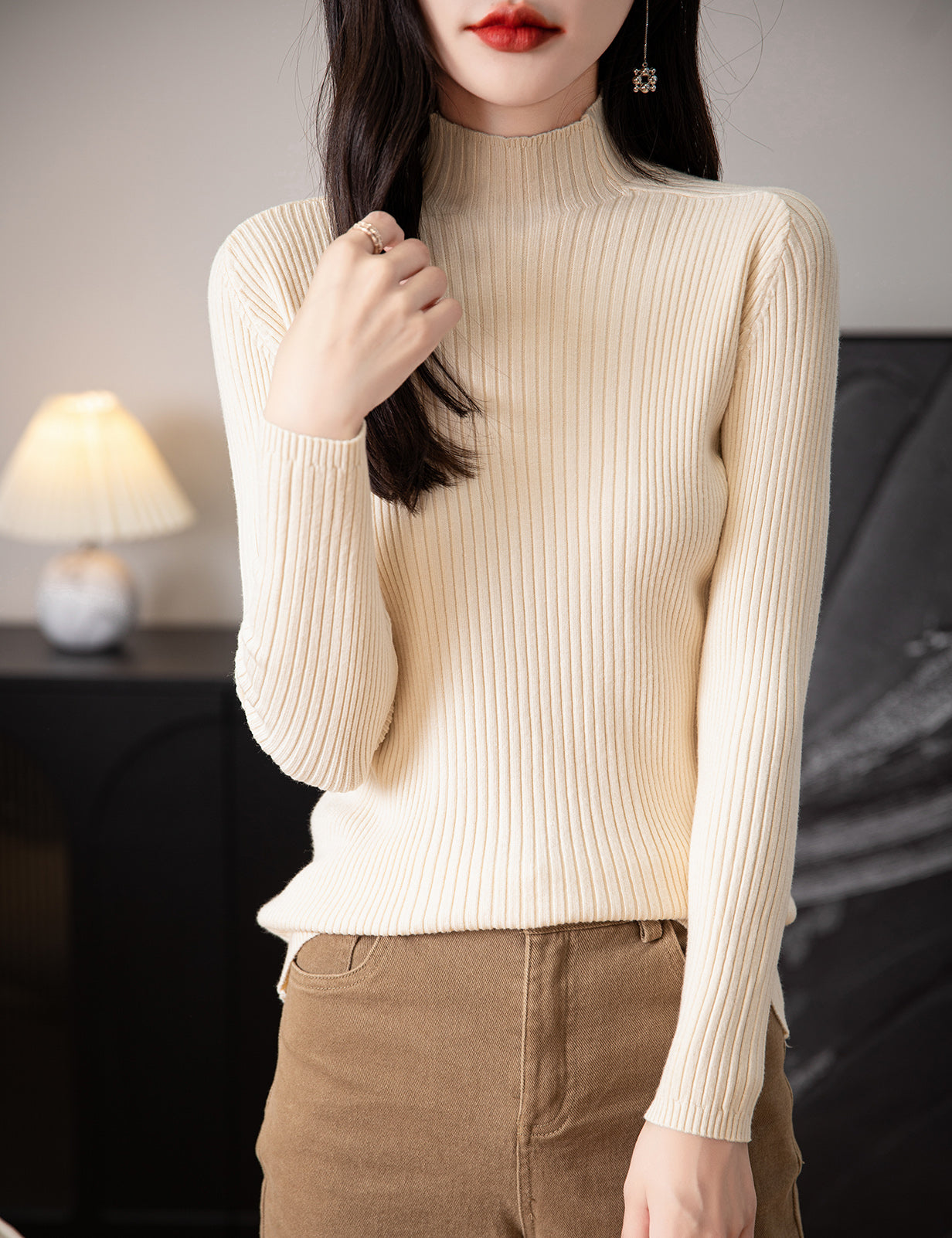 Holly Turtleneck Woman Sweater