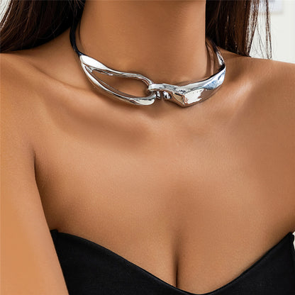Eliza Big Torques Choker Necklace