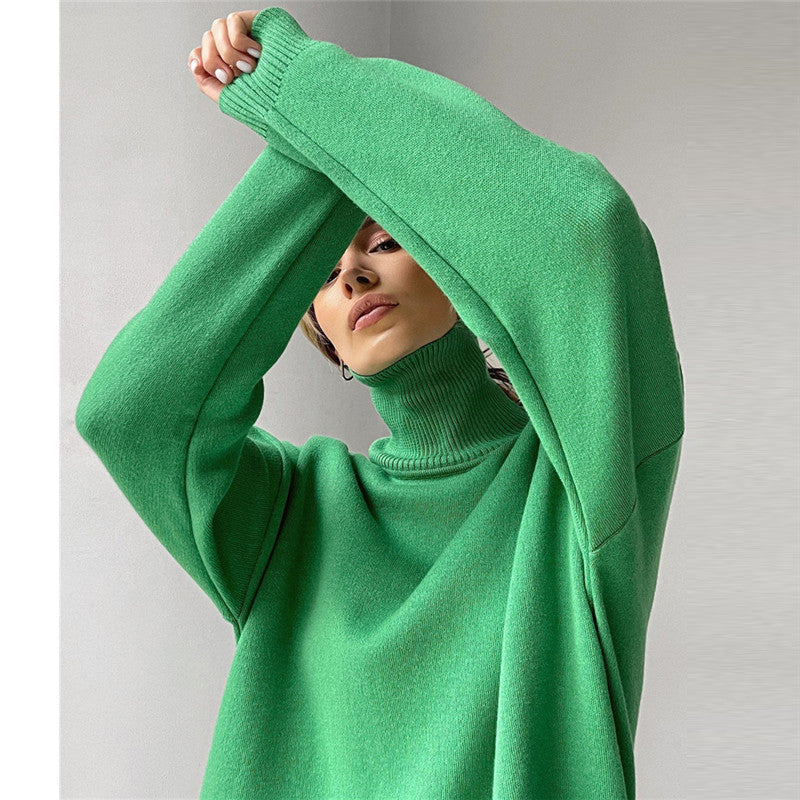 Nicole Turtleneck Oversized Casual Women Sweater