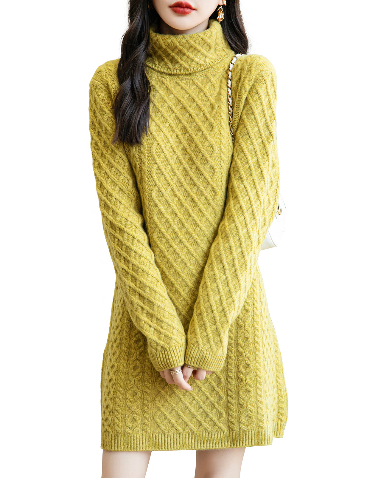 Sharon Woman Turtleneck Sweater