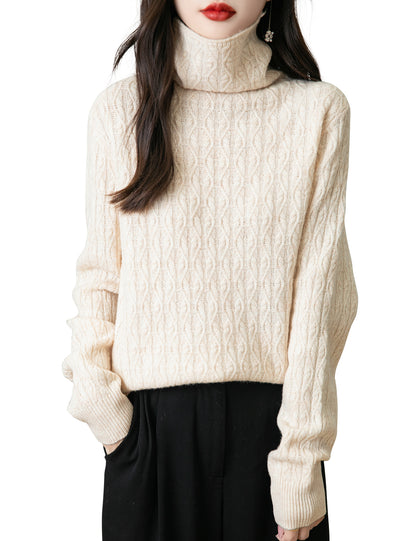 Nikki Turtleneck Woman Knit Sweater