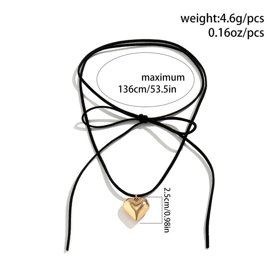 Joan Goth Love Heart Pendant Necklace