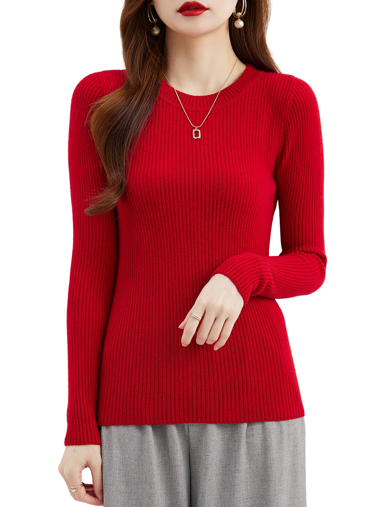 Michele Woman Crewneck Sweater
