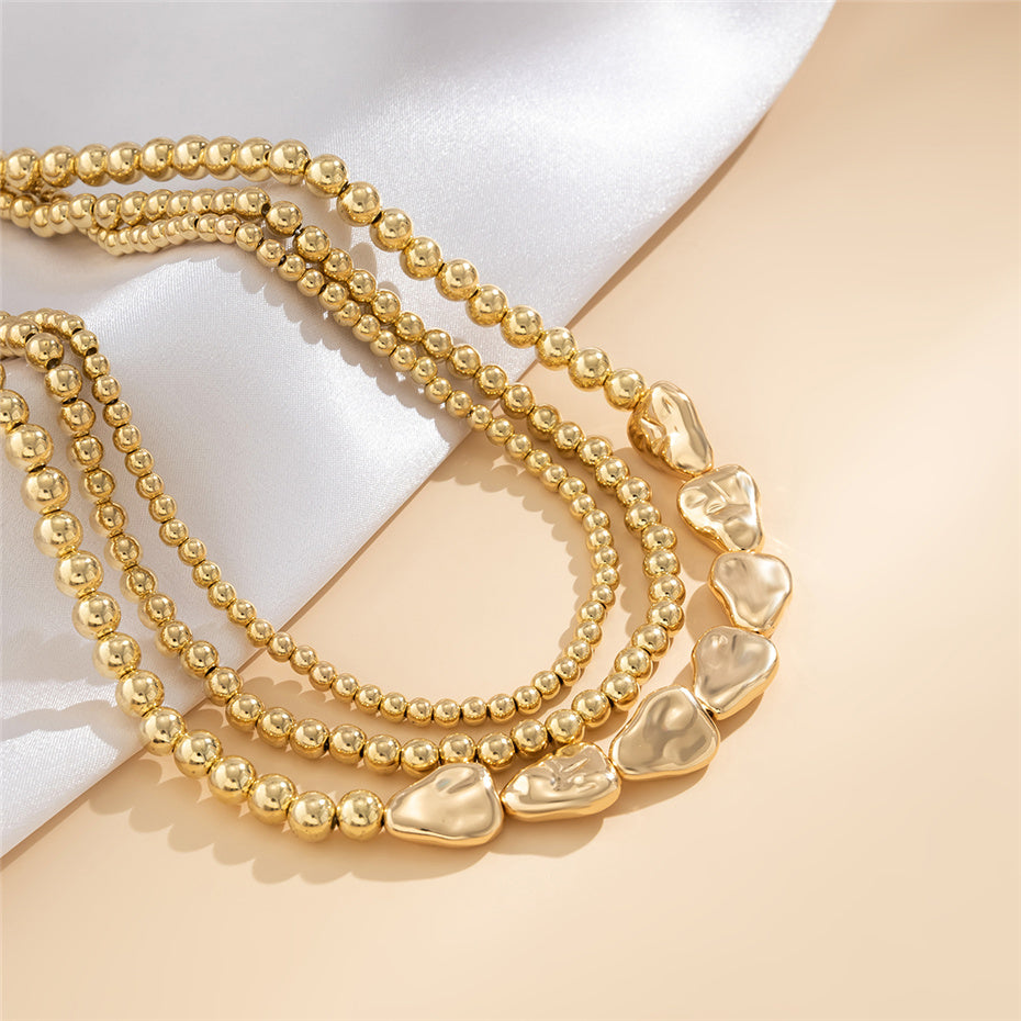Sally Vintage Multilayer Ball Chain Necklace