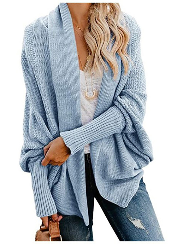 Maureen Oversized Patchwork Long Sleeve Women Sweater