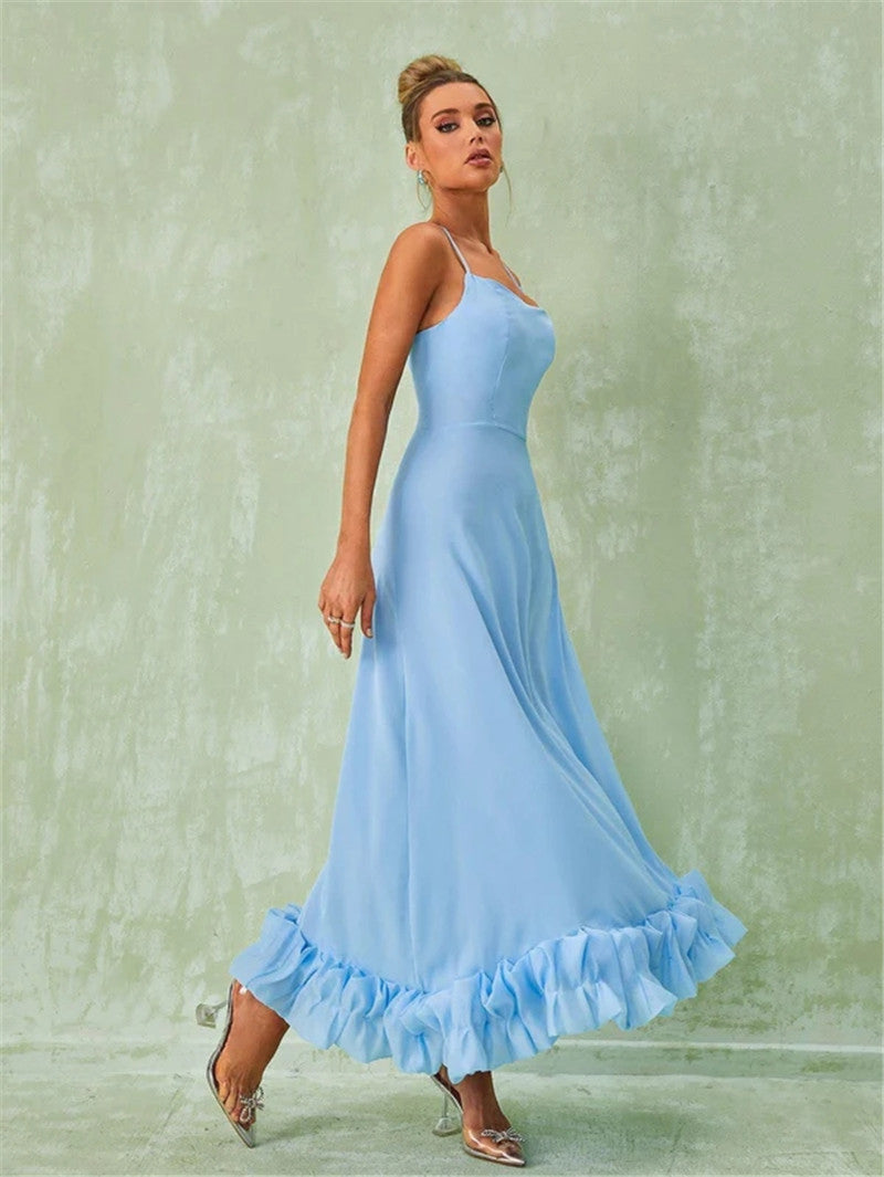 Сlara Flower Hem Sexy Midi Dress