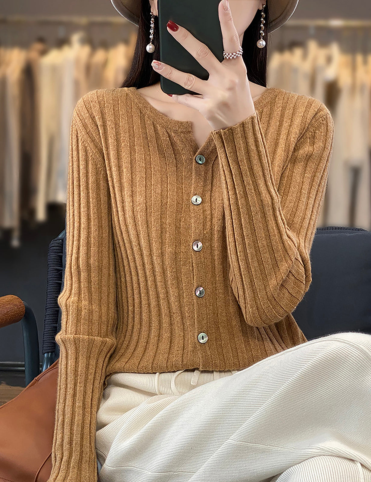 Sally Woman O Neck Sweater