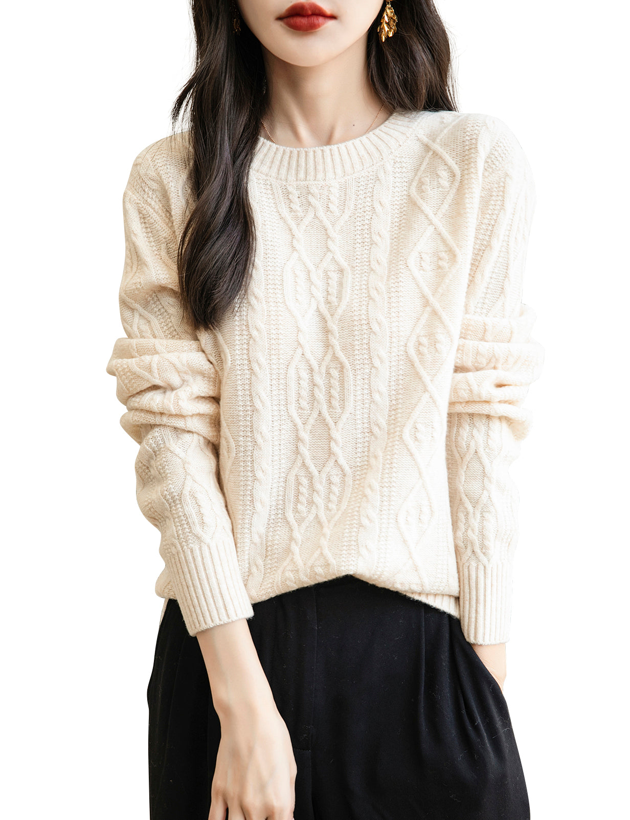 Alexa Woman Long Sleeve O-Neck Sweater