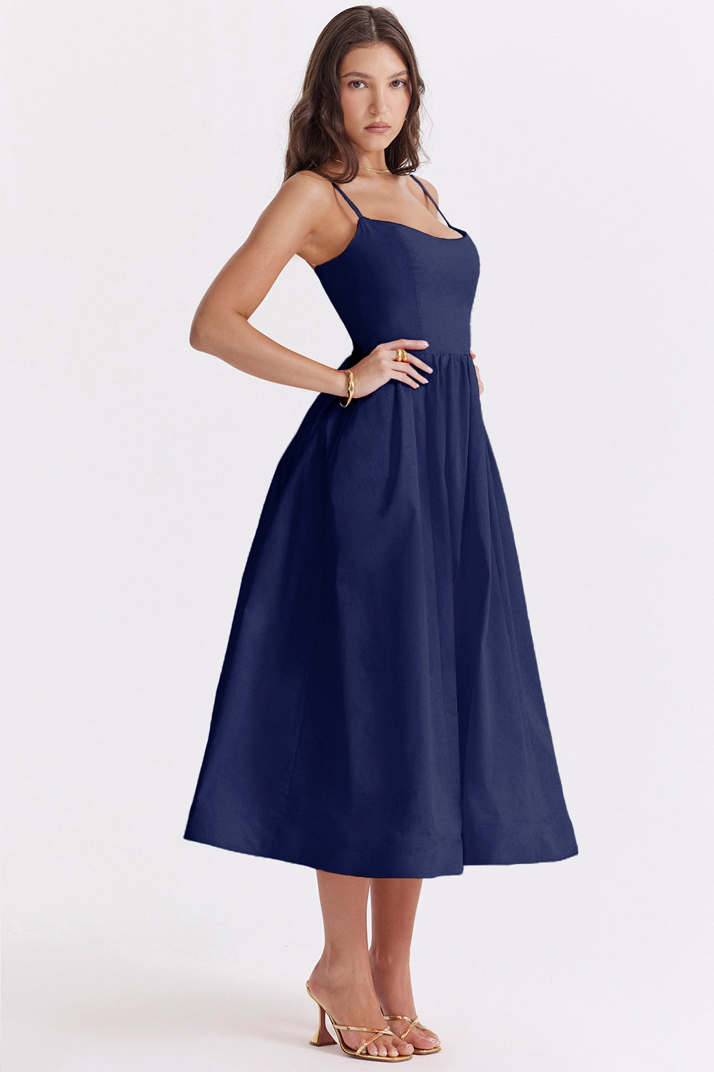 Joan A-line Loose Midi Dress