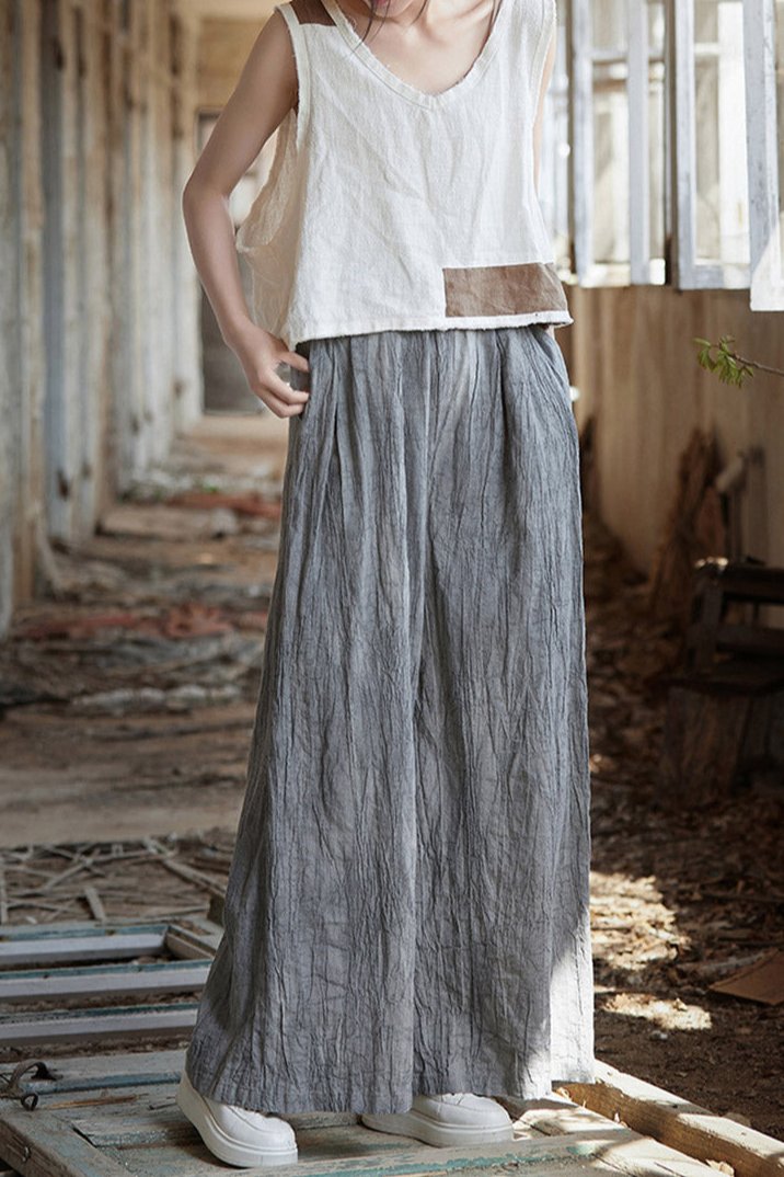 Michele Woman Vintage Cotton Cargo Pants