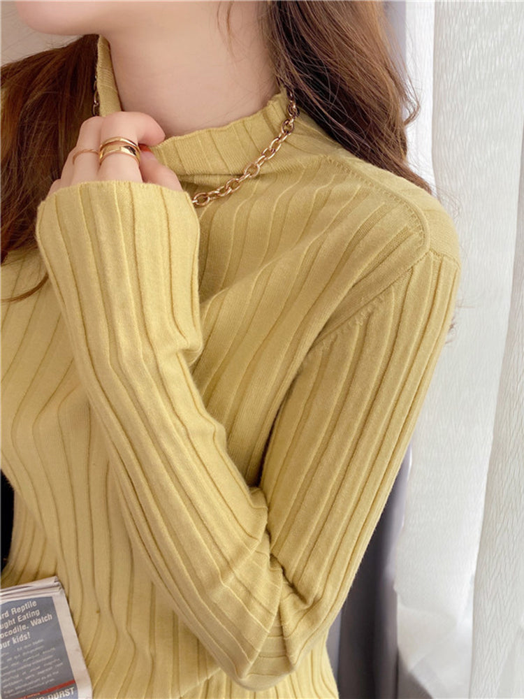 Sophie Turtleneck Long Sleeve Woman Sweater