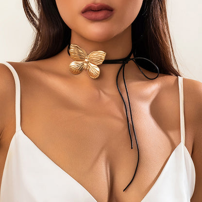 Eliza Big Butterfly Necklace