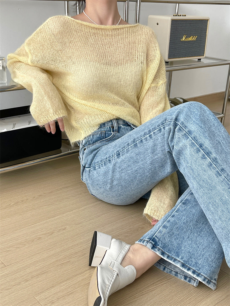 Leah Thin Knitted Woman Sweater