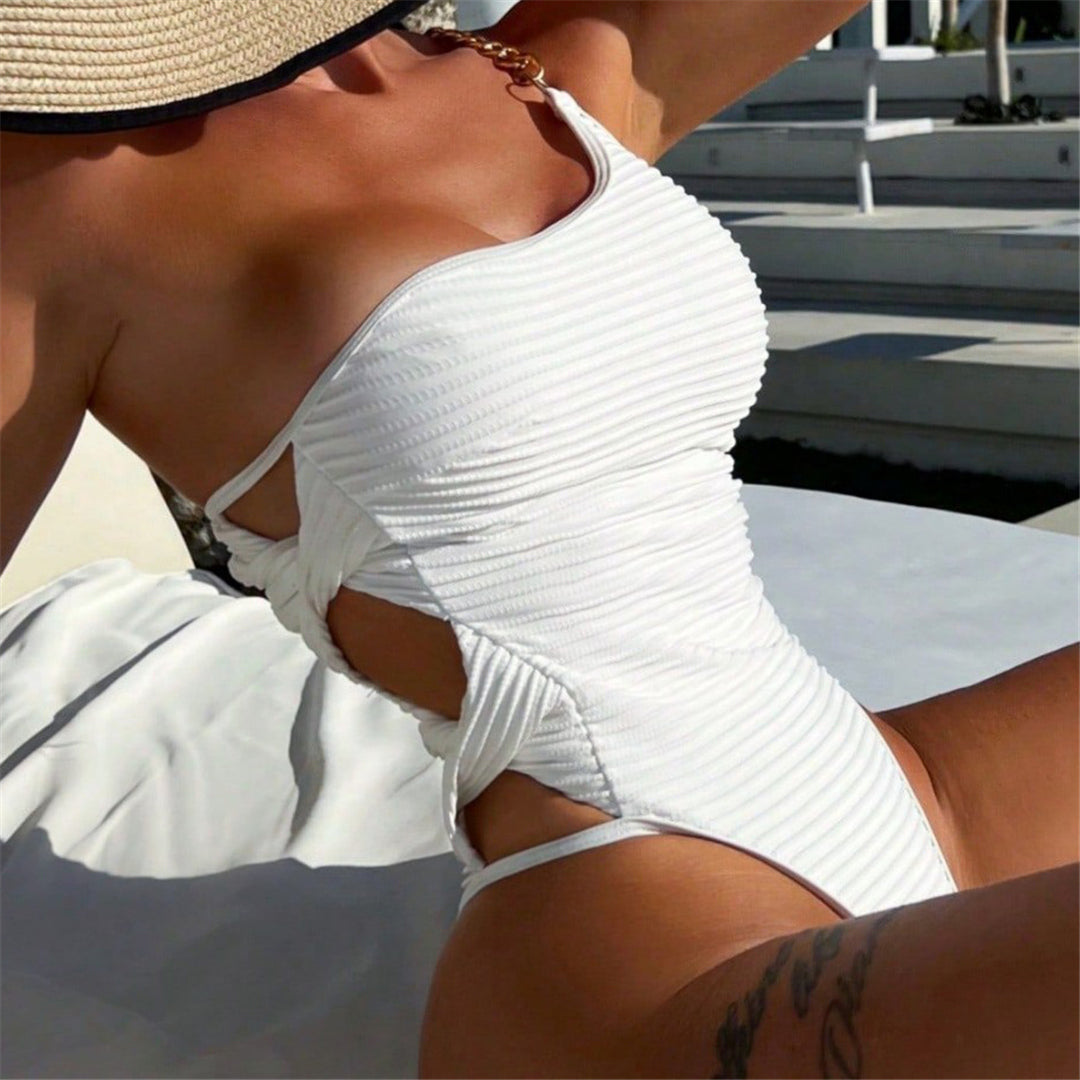 Sally One Shoulder Extreme Mini Thong Monokini