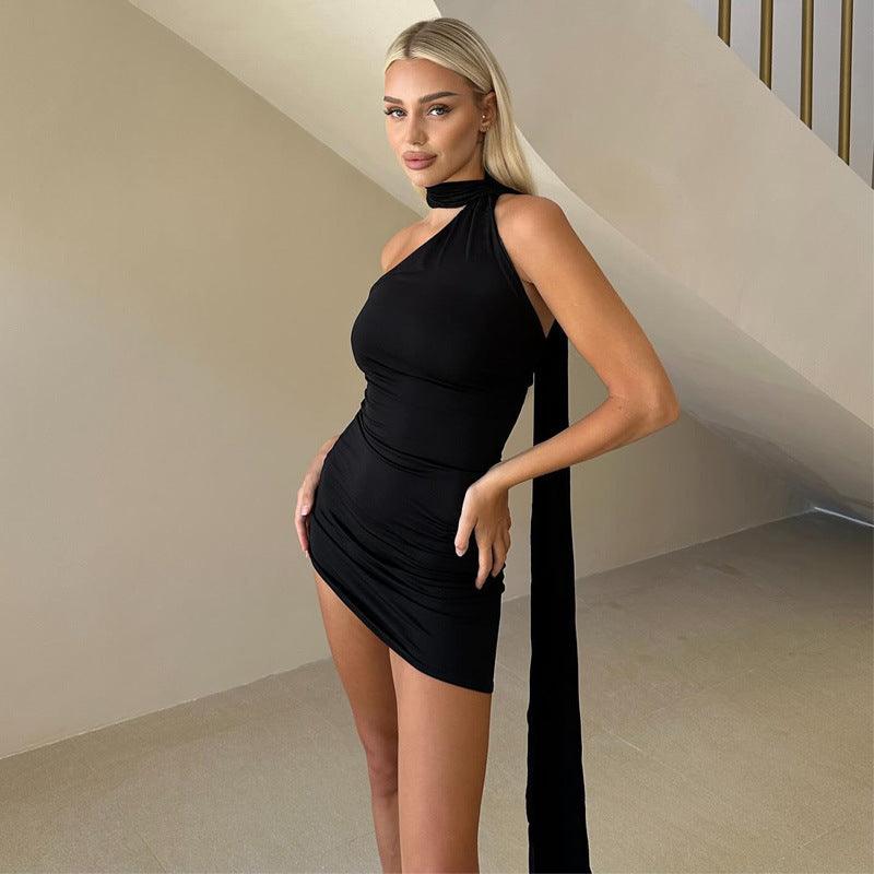 Carol Halter Sleeveless Sexy Mini Dress