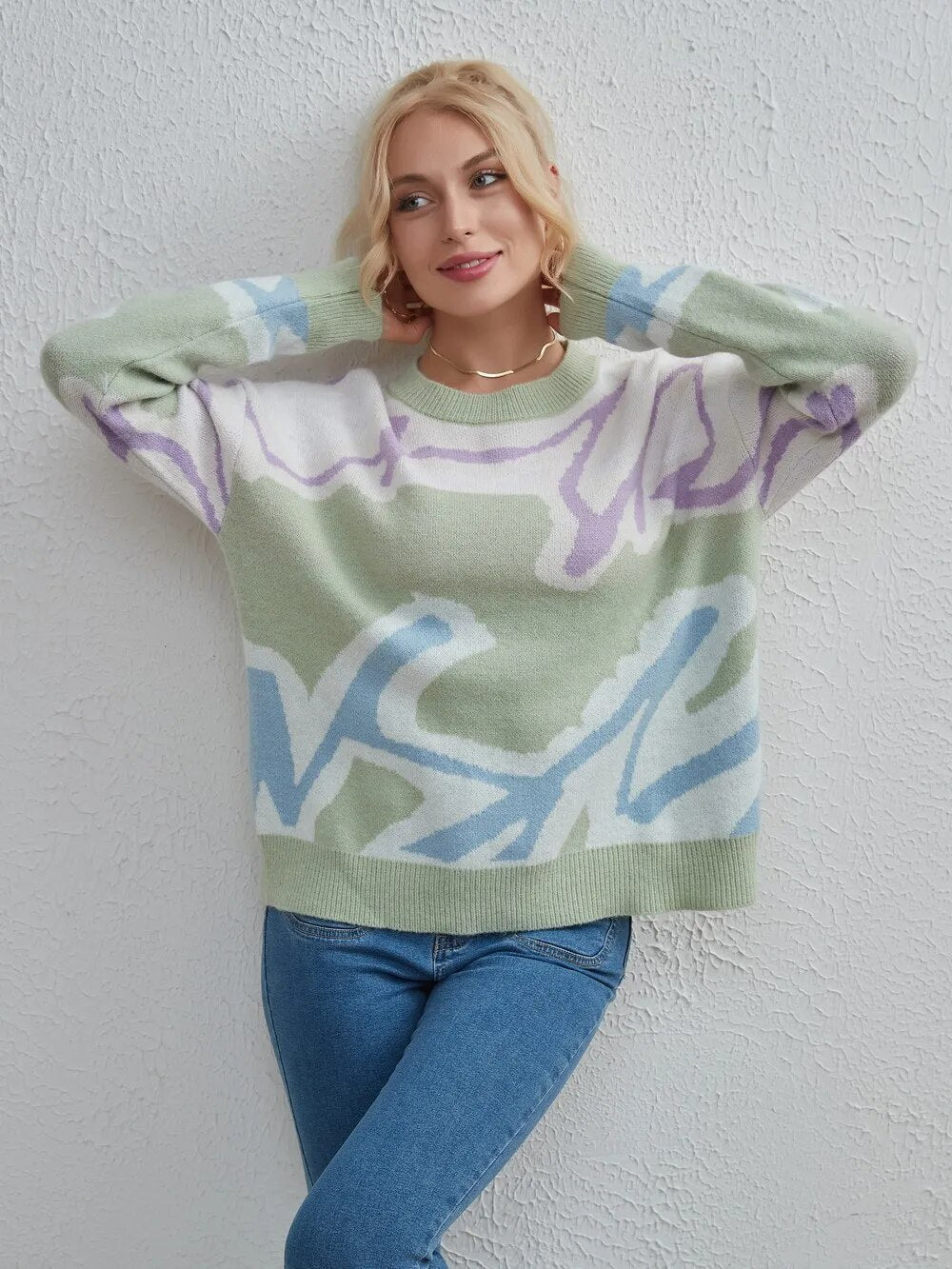 Lydia Oversize Knitted Women Sweater