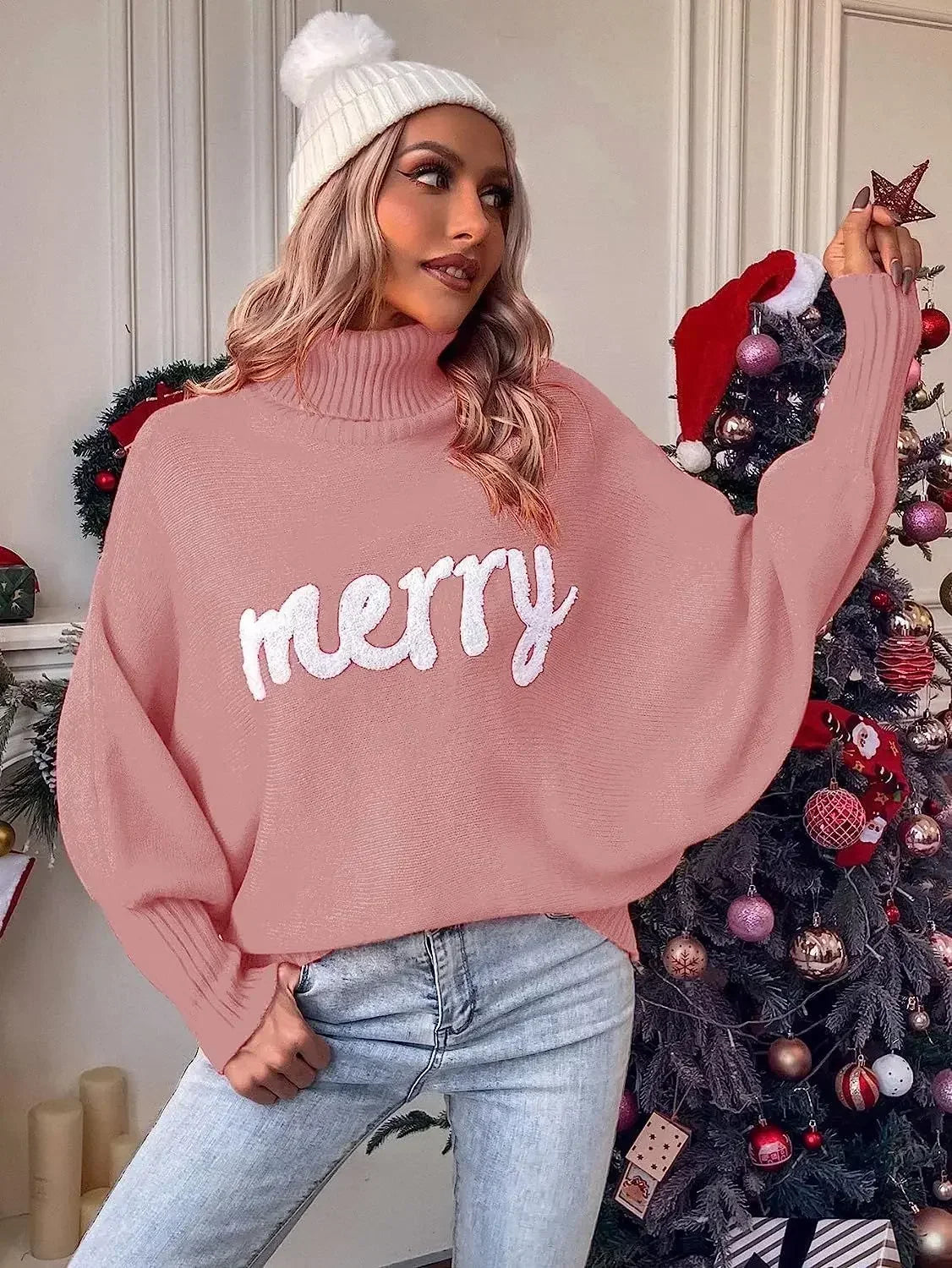Bertha Christmas Loose Women Sweater