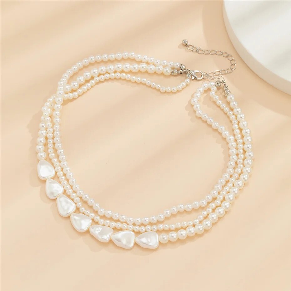 Esther Multilayer Pearl Necklace