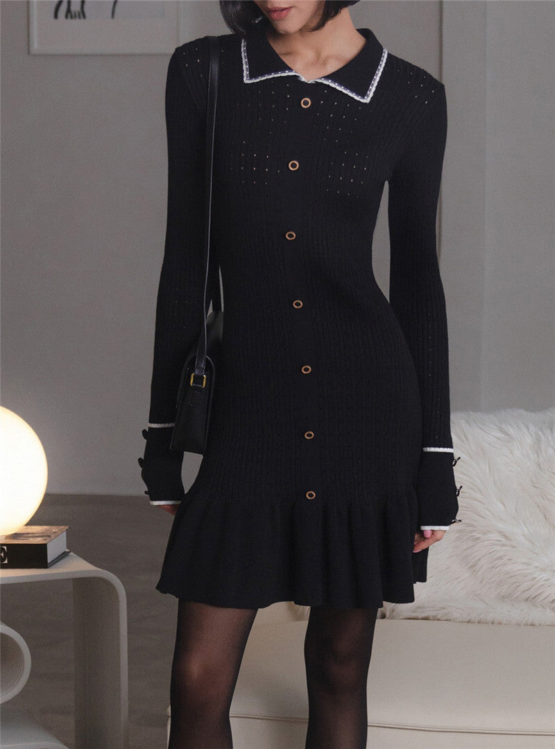 Sandy Long Sleeve Knit Dress