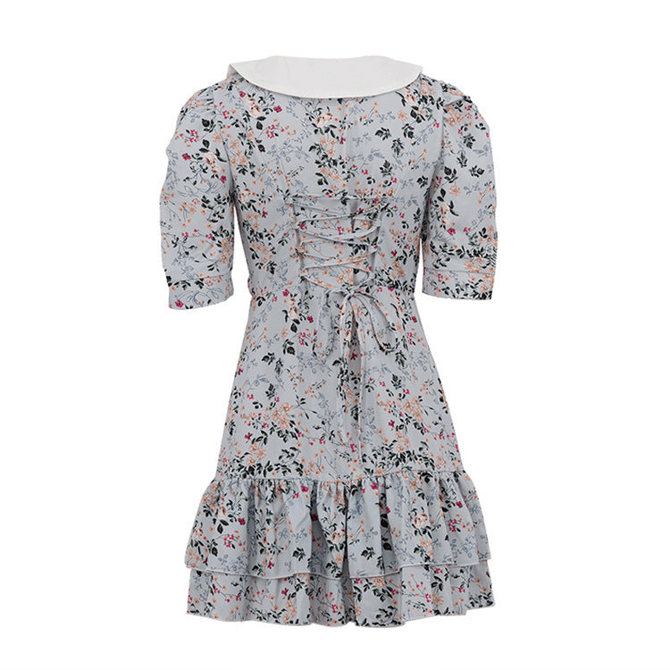 Yvonne Short Sleeve Floral Mini Dress