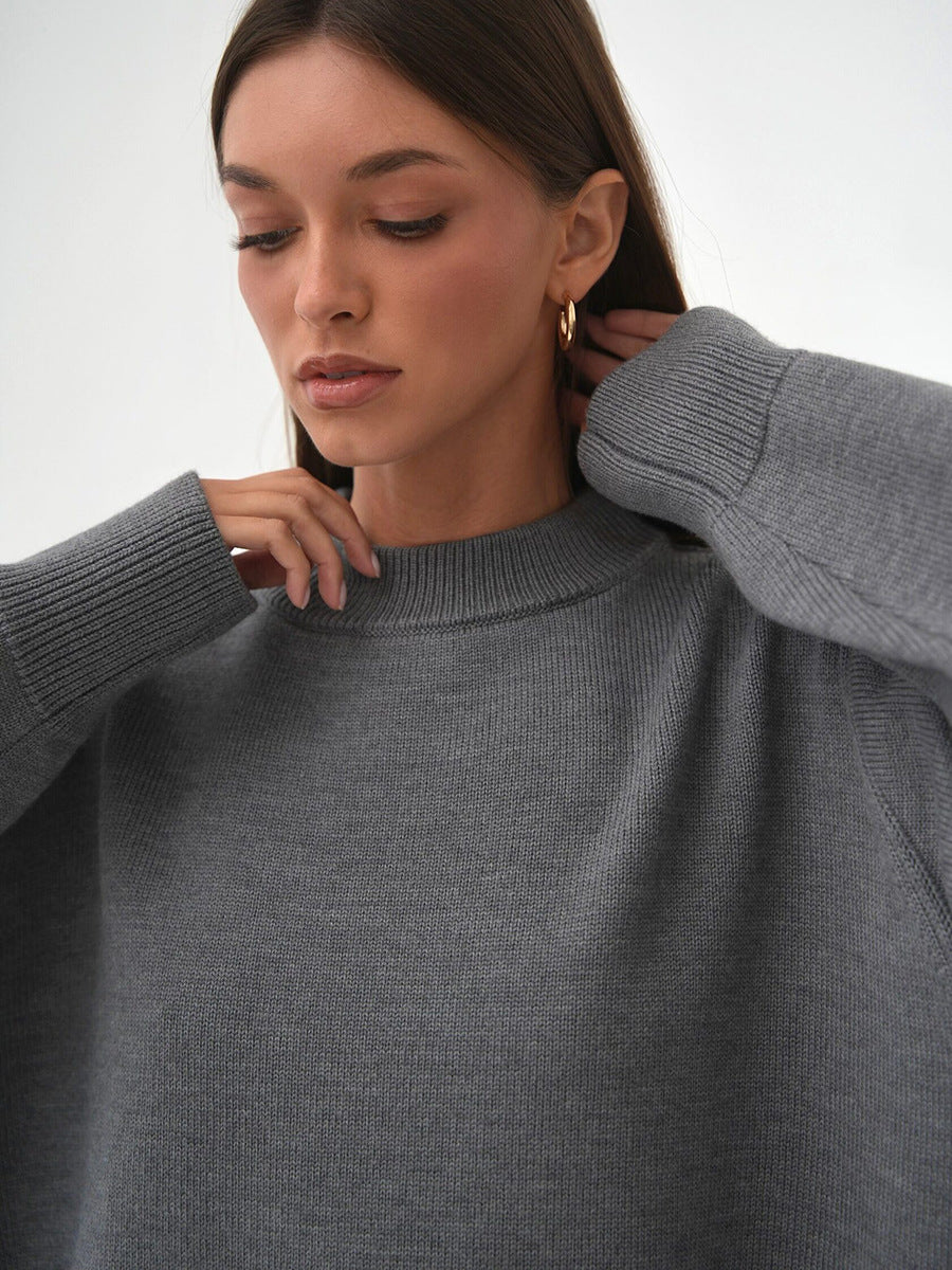 Tina O Neck Oversized Casual Women Sweater