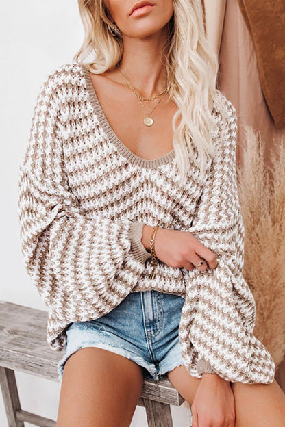 Sylvia Lantern Sleeve Oversized Women Sweater