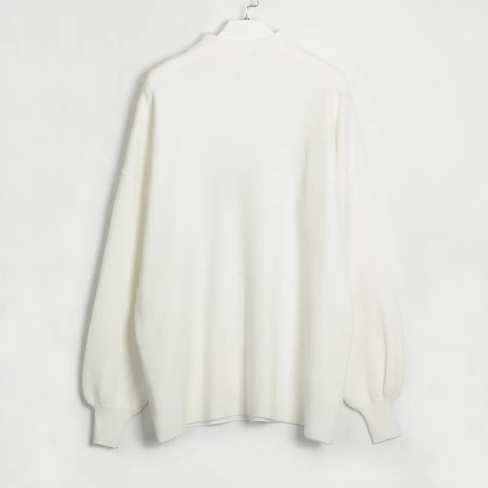Aimee Long Sleeve Solid Women Sweater