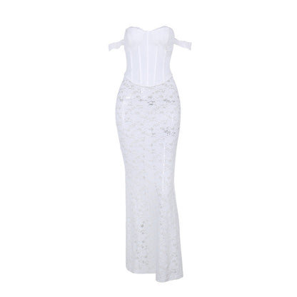 Sophie Off-Shoulder Strapless Backless Women Dress