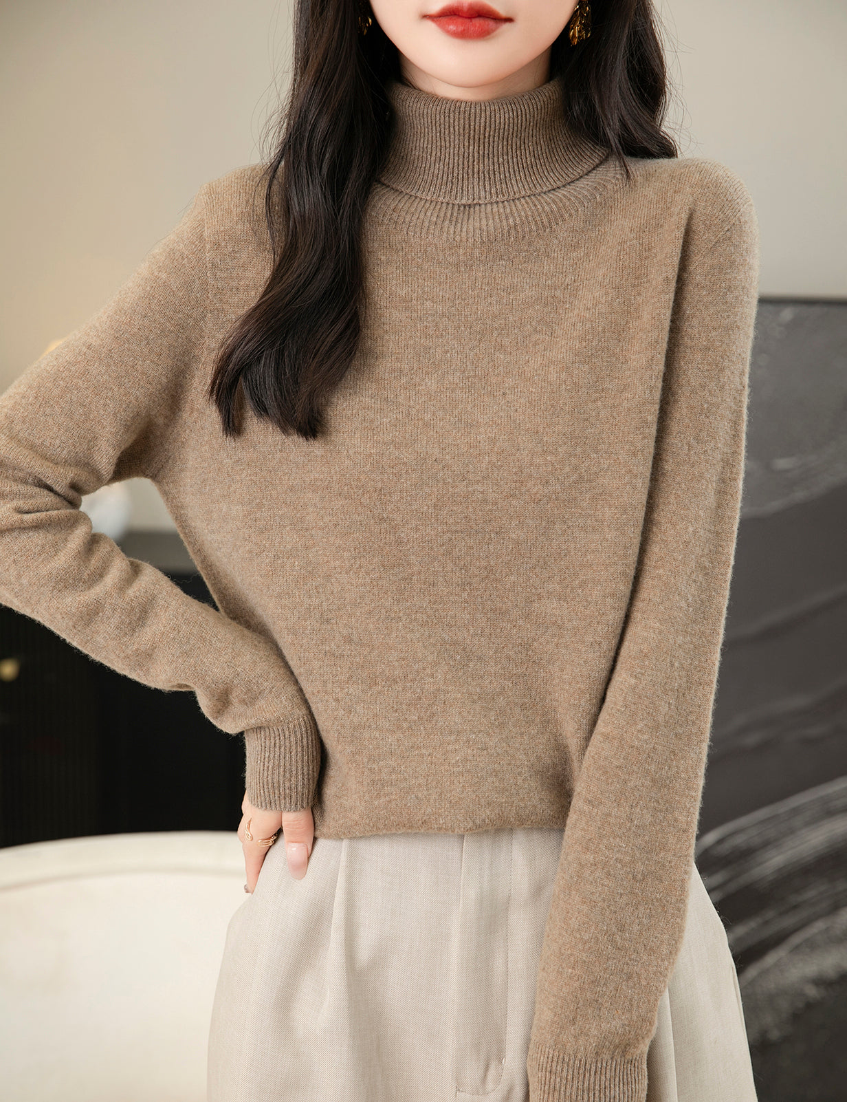 Judy Woman Turtleneck Sweater