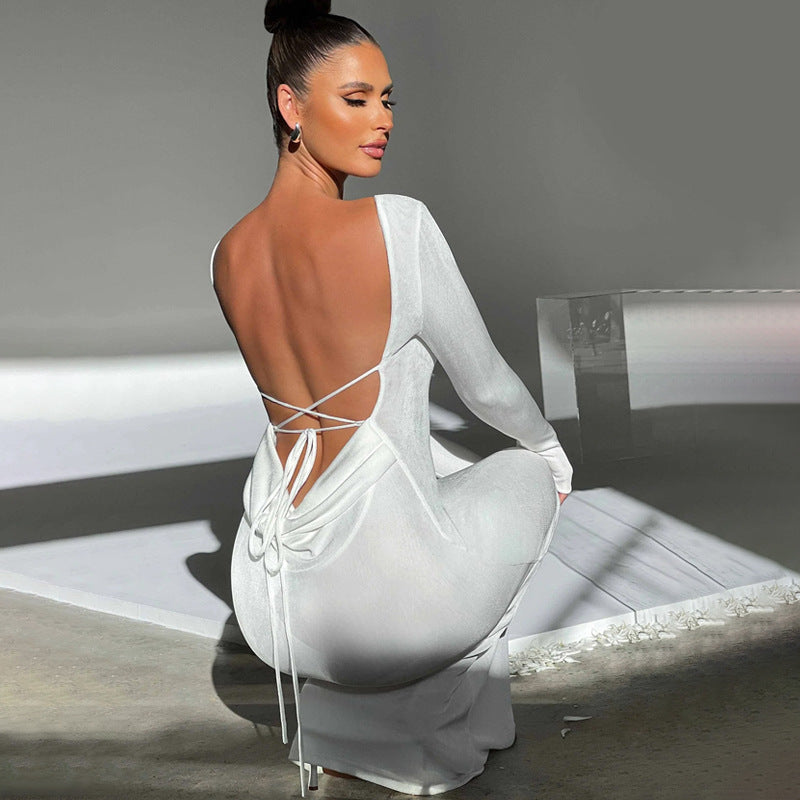 Gina Backless Maxi Dress